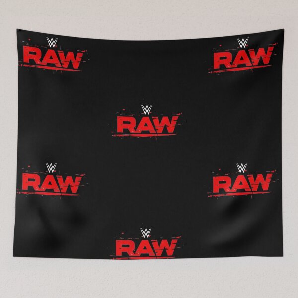 Item preview, WWE RAW Red Distressed Grunge Logo designed and sold by Velvet-Mirage.