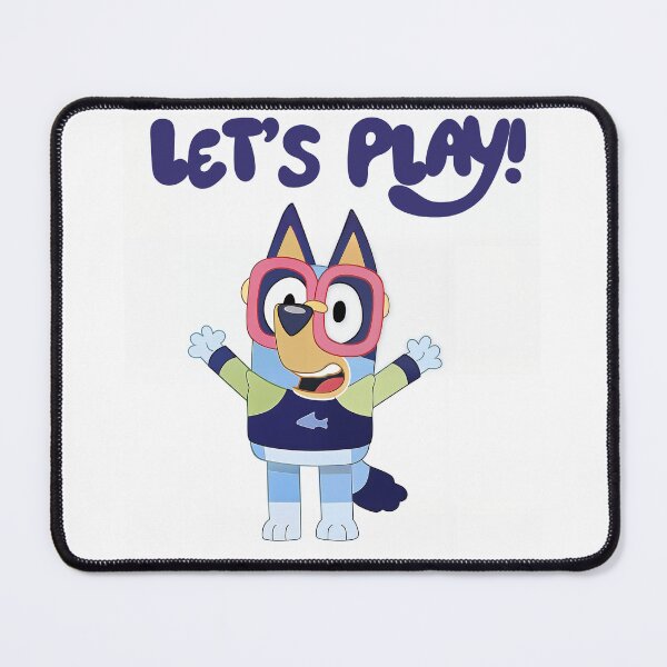 Item preview, Bluey inspired Blue Heeler Pup Let's Play Sticker design designed and sold by tonylau81.