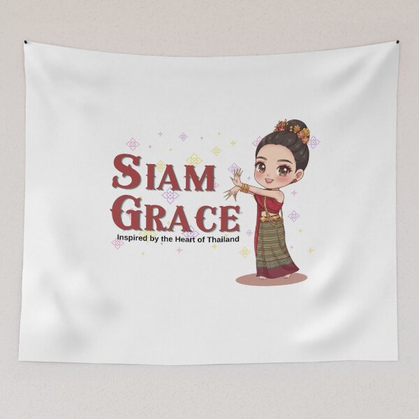Item preview, Cute Fawn Leb Dancer | Traditional Northern Thai Lanna Culture Art designed and sold by Beeform.