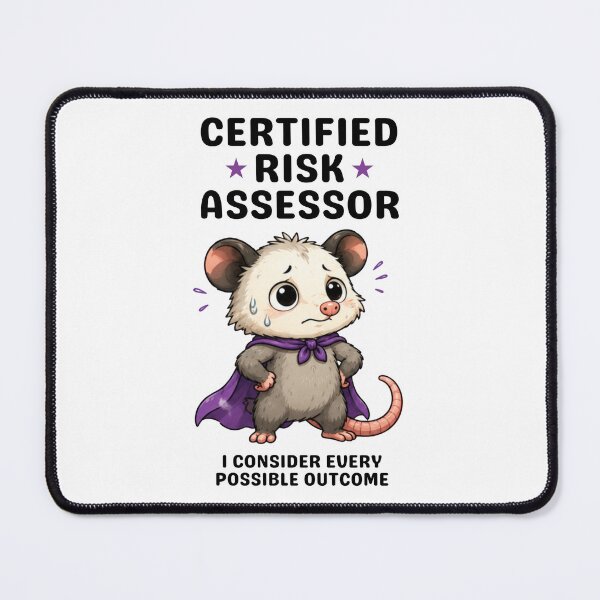 Item preview, Anxiety is my Superpower - Certified Risk Assessor designed and sold by CanSparkleArt.