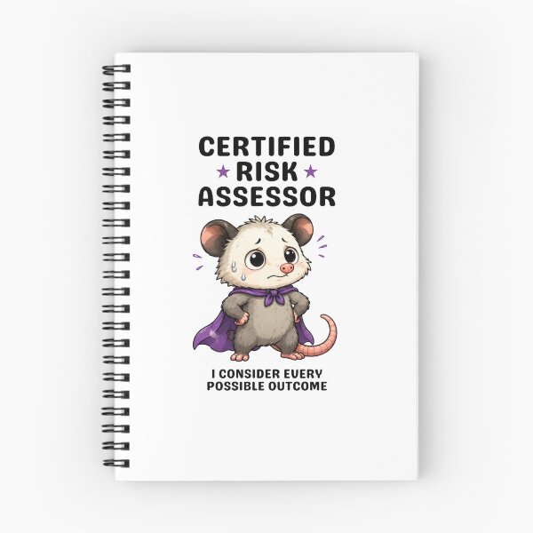 Item preview, Anxiety is my Superpower - Certified Risk Assessor designed and sold by CanSparkleArt.