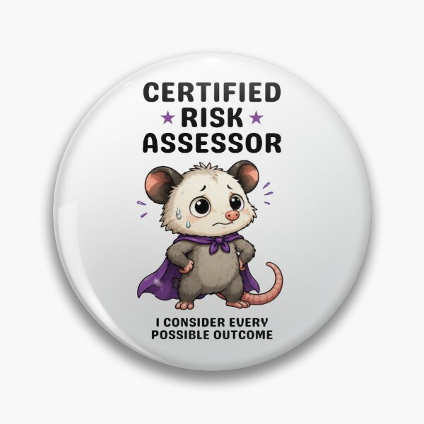 Item preview, Anxiety is my Superpower - Certified Risk Assessor designed and sold by CanSparkleArt.