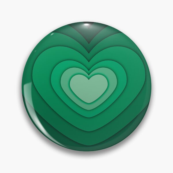 Item preview, Green Love Heart Echo designed and sold by Manic Purgatory.
