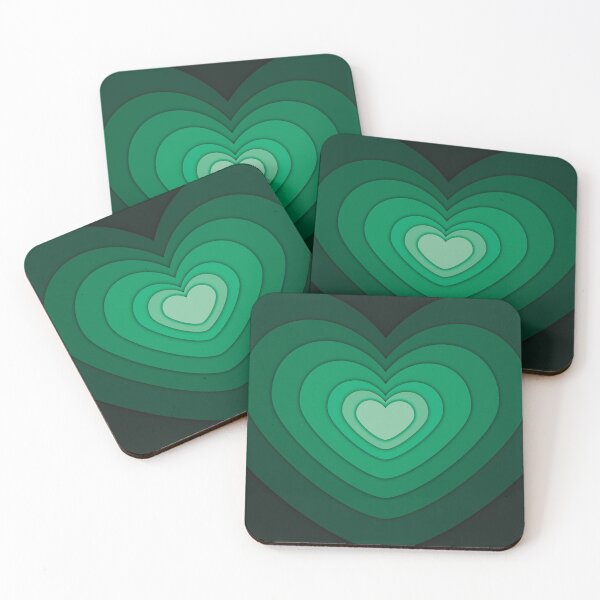 Item preview, Green Love Heart Echo designed and sold by Manic Purgatory.