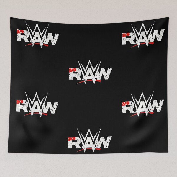Item preview, WWE RAW White Scratch Street Art Logo designed and sold by Velvet-Mirage.