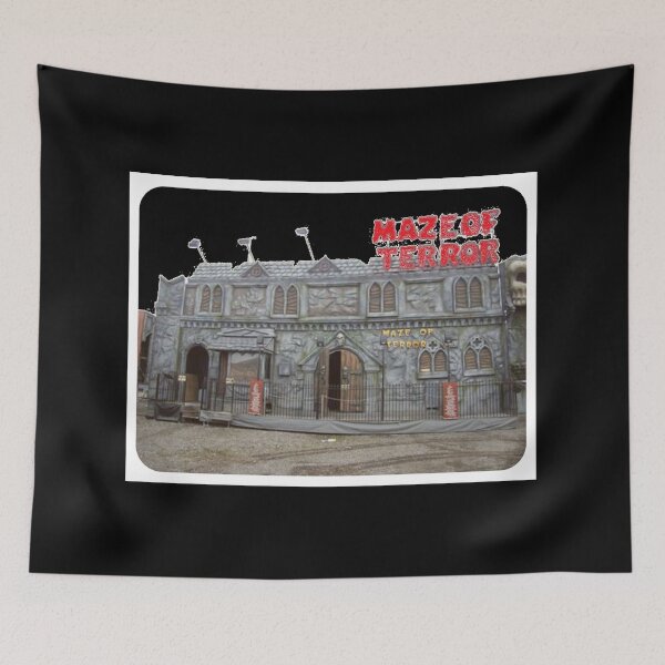 Item preview, Retro Maze of Terror Horror Movie Poster designed and sold by dragonmotor7.