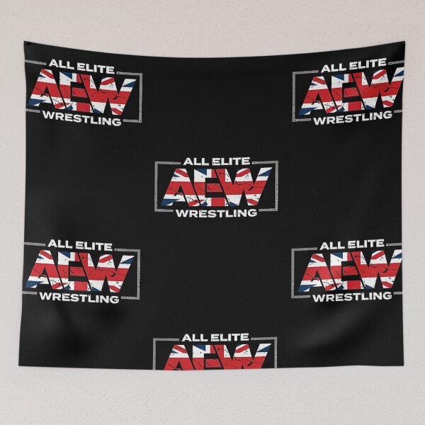 Item preview, AEW All Elite Wrestling UK Flag All In designed and sold by Velvet-Mirage.