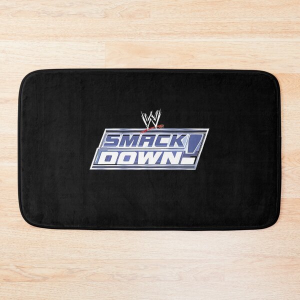Item preview, Retro WWE SmackDown Blue Metallic Logo designed and sold by Velvet-Mirage.