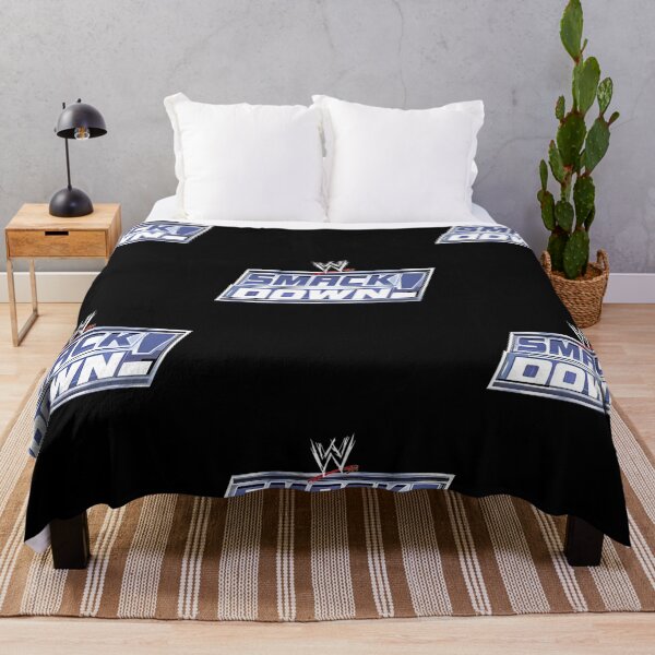 Item preview, Retro WWE SmackDown Blue Metallic Logo designed and sold by Velvet-Mirage.