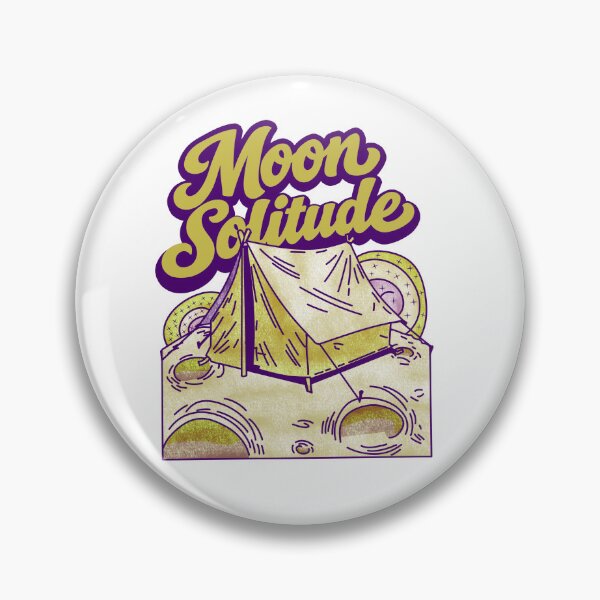 Item preview, Space Camping Introvert Moon Solitude Humor designed and sold by HannahCollinz.