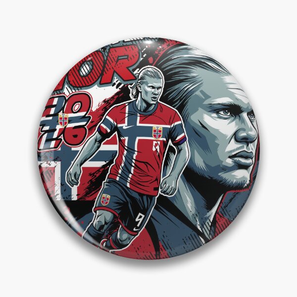 Item preview, Haaland 2026 World Cup Power – Norway Football Goal Machine designed and sold by JoisDraw.