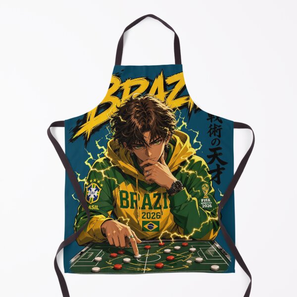 Item preview, Brazil Anime Boy Strategist World Cup 2026 Joga Bonito designed and sold by Senpai Syndicate.