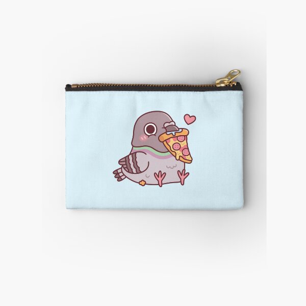 Item preview, Cute Chubby Pigeon Loves Pizza designed and sold by rustydoodle.