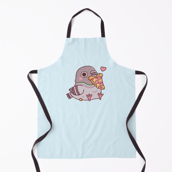 Item preview, Cute Chubby Pigeon Loves Pizza designed and sold by rustydoodle.