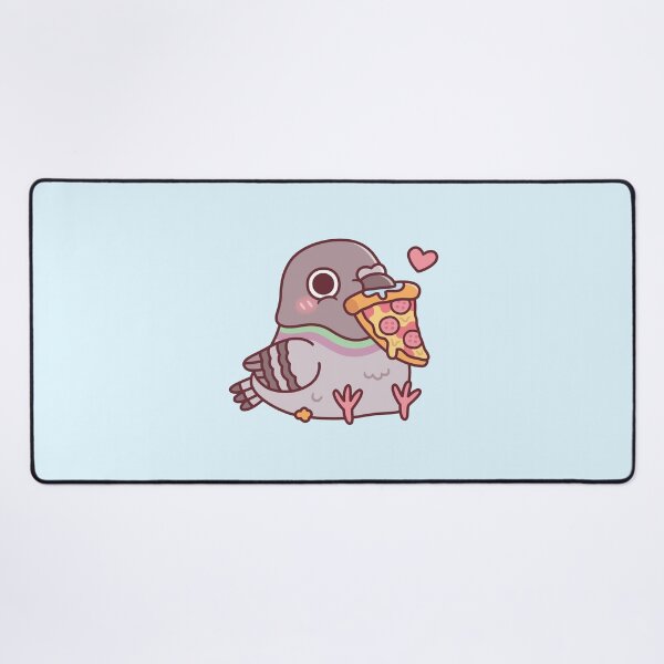Item preview, Cute Chubby Pigeon Loves Pizza designed and sold by rustydoodle.