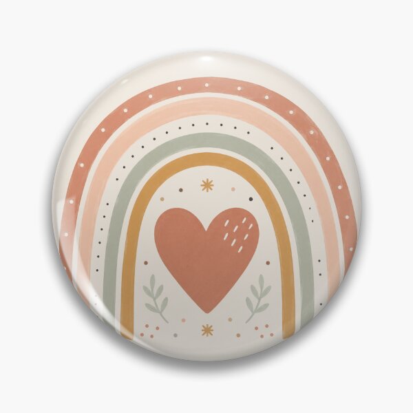 Item preview, Boho Chic Rainbow with Heart designed and sold by EsenciaZen.