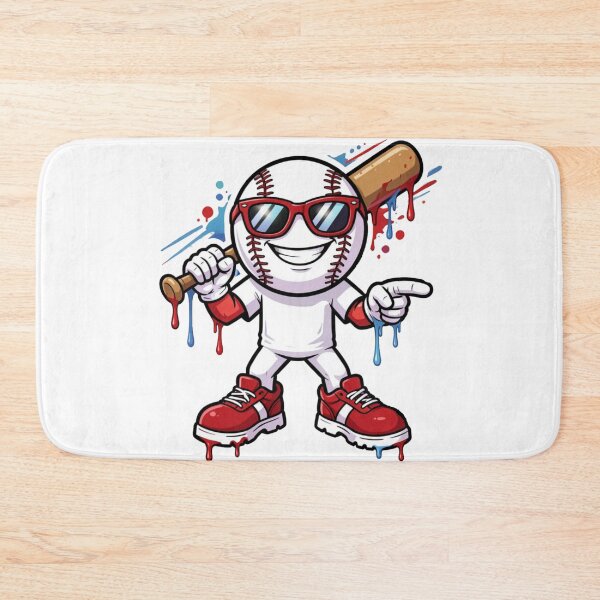 Item preview, Bold Baseball Mascot With Dripping Graffiti Style designed and sold by Mindful56.