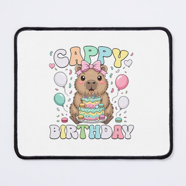 Item preview, Cappy Birthday Party Capybara designed and sold by PDKDesigns.