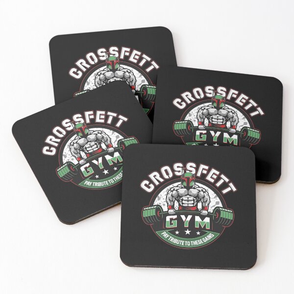 Item preview, Crossfett Gym Pay Tribute To These Gains Boba Fett Parody designed and sold by Velvet-Mirage.