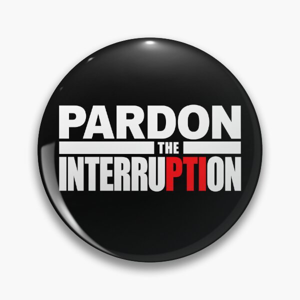 Item preview, Pardon The Interruption Logo designed and sold by PastelWingg.