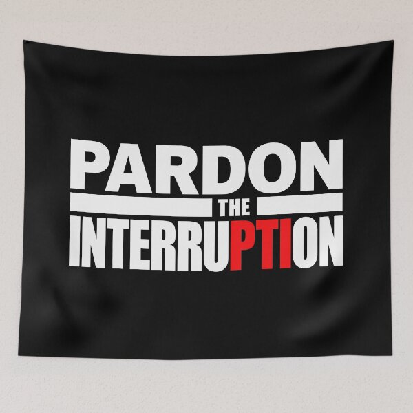 Item preview, Pardon The Interruption Logo designed and sold by PastelWingg.