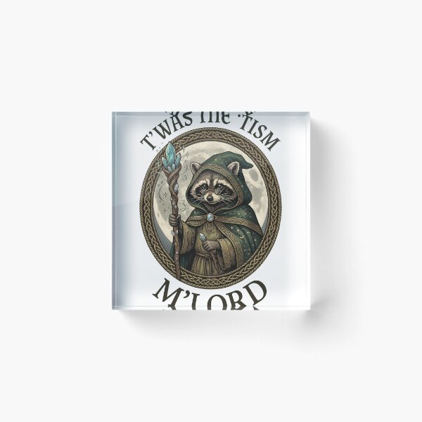 Item preview, T'was the Tism M'Lord Raccoon   designed and sold by PDKDesigns.