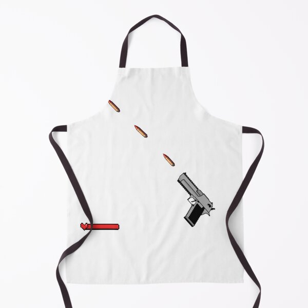 Item preview, Diseño de HUD de juego Desert Eagle con estilo retro pixel art designed and sold by Redvibeco.