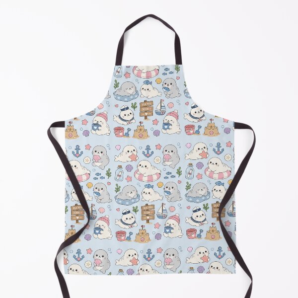 Item preview, Cute Seal Ocean Friends Kawaii Pattern designed and sold by Soft Berry Studio.
