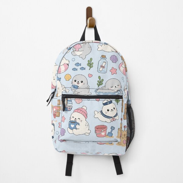 Item preview, Cute Seal Ocean Friends Kawaii Pattern designed and sold by Soft Berry Studio.