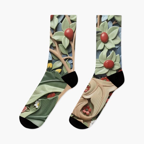 Item preview, William Morris Woodpeckers in Tree designed and sold by Vicky Brago-Mitchell®.