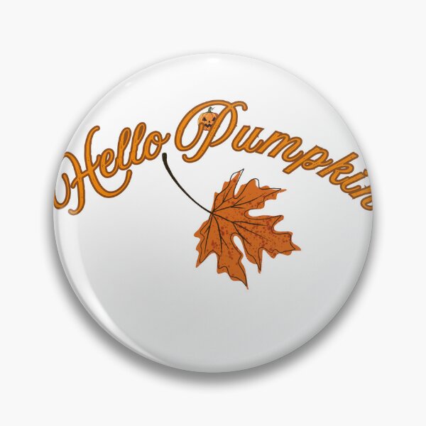 Item preview, Hello Pumpkin Cute Autumn Fall Leaf designed and sold by mayacreations7.