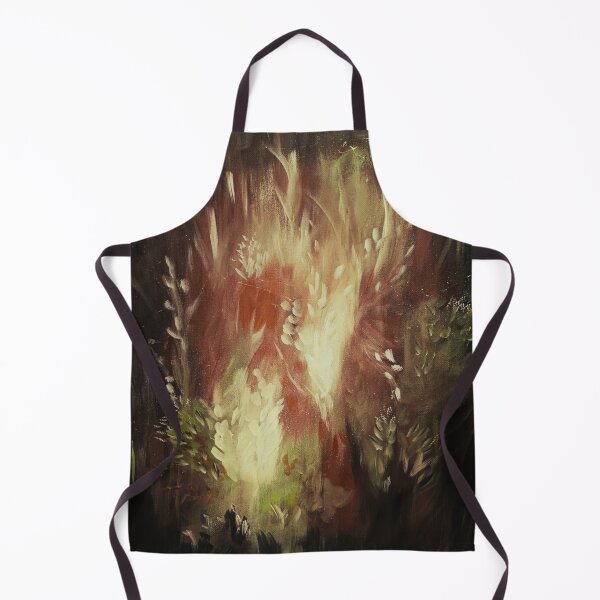 Item preview, Mystical Autumn Forest Fire and Gold Light Painting designed and sold by ArtistsAtticWI.
