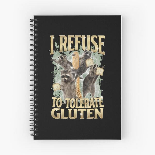 Item preview, I Refuse to Tolerate Gluten Raccoons designed and sold by PDKDesigns.