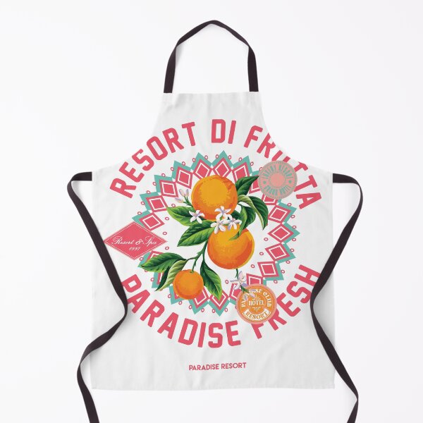 Item preview, Resort Di Frutta Paradise Fresh Orange Citrus Badge T-Shirt designed and sold by Atique Creations.