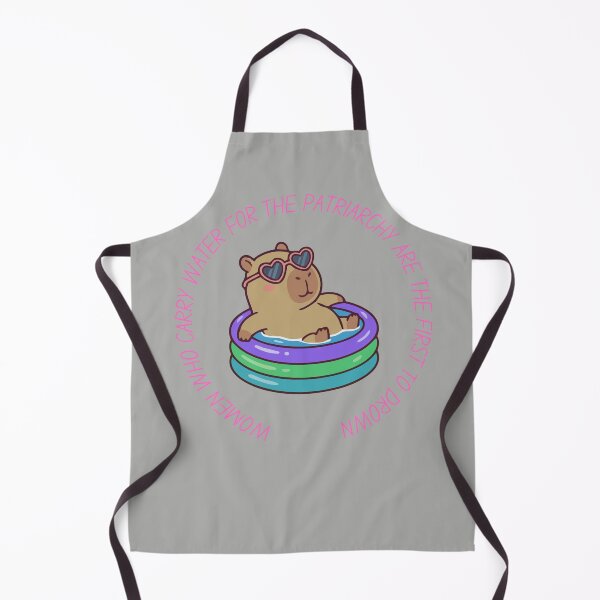 Item preview, Feminist Capybara with Quote designed and sold by Yak's House of Whimsey.