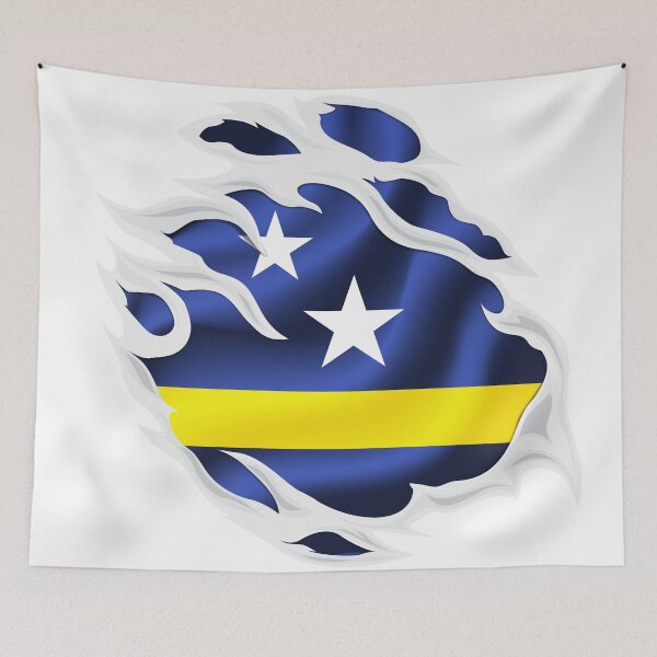 Item preview, Curacao Ripped Flag Pride designed and sold by RahallusNtx.