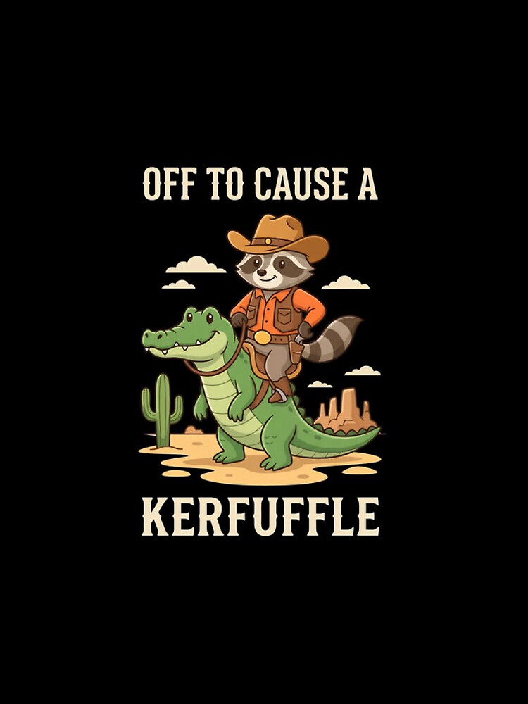 Thumbnail 4 of 4, iPhone Case, Cowboy Raccoon Kerfuffle Ride designed and sold by PDKDesigns.