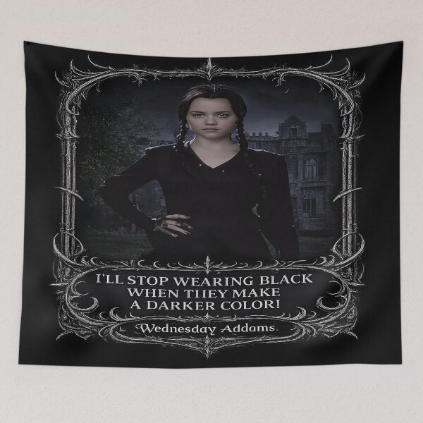 Artikelvorschau, Wednesday Addams – Dark Quote Edition entworfen und verkauft von Alchemy Forge.