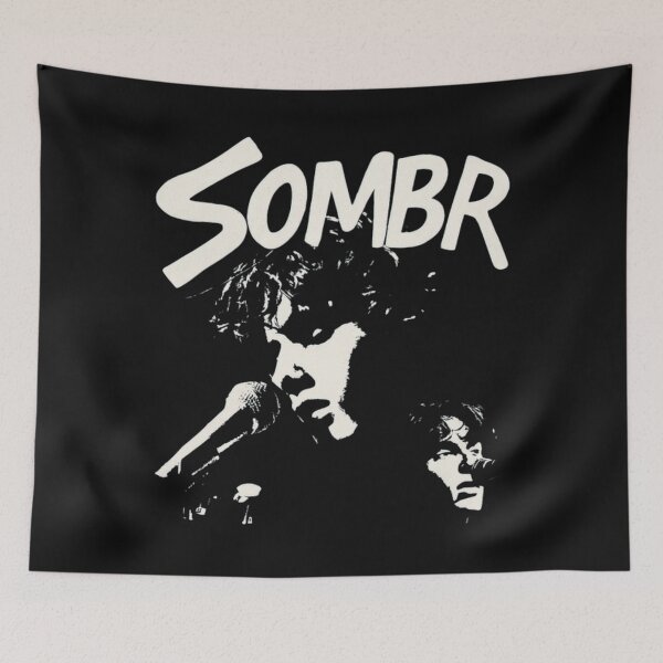 Item preview, Sombr Vintage Singer Silhouette Music Artist Graphic T-Shirt designed and sold by frexalos.