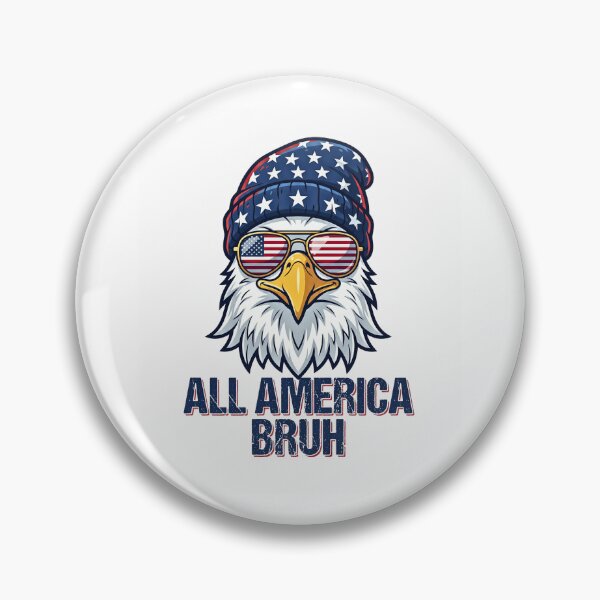 Item preview,  All America Bruh Patriotic Eagle designed and sold by Steele-Art.