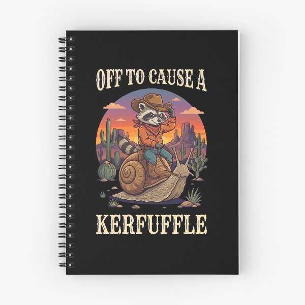 Item preview, Cowboy Raccoon Snail Kerfuffle designed and sold by PDKDesigns.