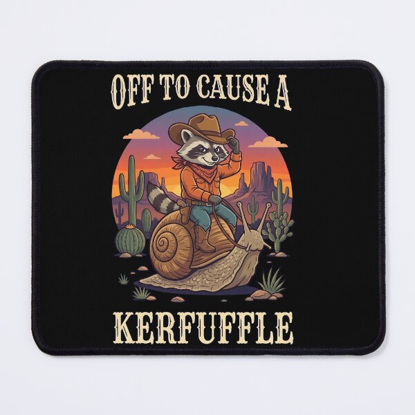 Item preview, Cowboy Raccoon Snail Kerfuffle designed and sold by PDKDesigns.