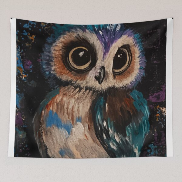 Item preview, Wide Eyed Owl designed and sold by ArtistsAtticWI.
