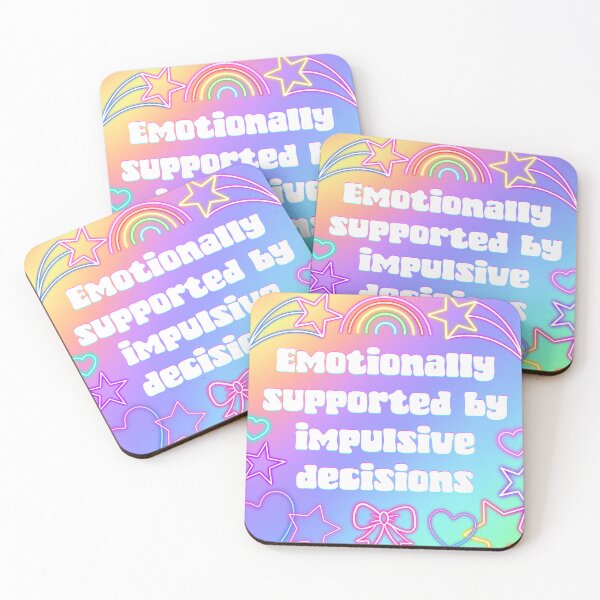 Item preview, Emotionally supportedc by impulsive decisions designed and sold by Myth and Mayhem .