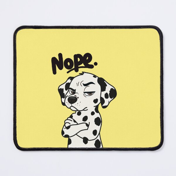 Item preview, ⁠Funny Dalmatian Dog Nope Sarcastic Grumpy Puppy Graphic  designed and sold by Teenidesign .