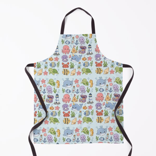 Item preview, Cute Ocean Sea Friends Kawaii Pattern designed and sold by Soft Berry Studio.