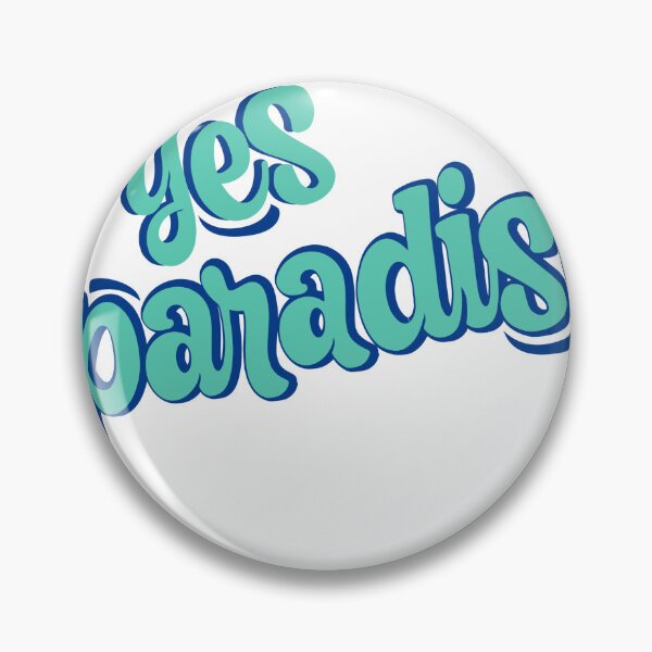 Item preview, Yes Paradise Retro Bold Teal Typography T-Shirt designed and sold by Atique Creations.