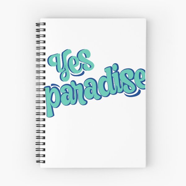 Item preview, Yes Paradise Retro Bold Teal Typography T-Shirt designed and sold by Atique Creations.