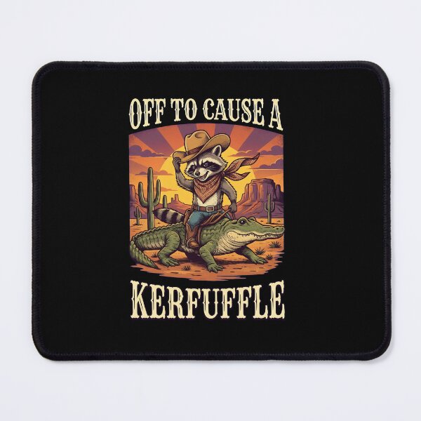 Item preview, Cowboy Raccoon Alligator Kerfuffle designed and sold by PDKDesigns.