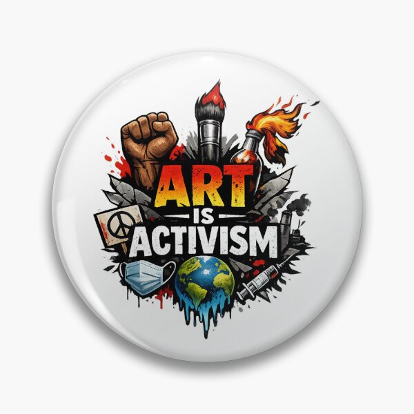 Item preview, Art Is Activism Protest Art Design designed and sold by RetroPop23.